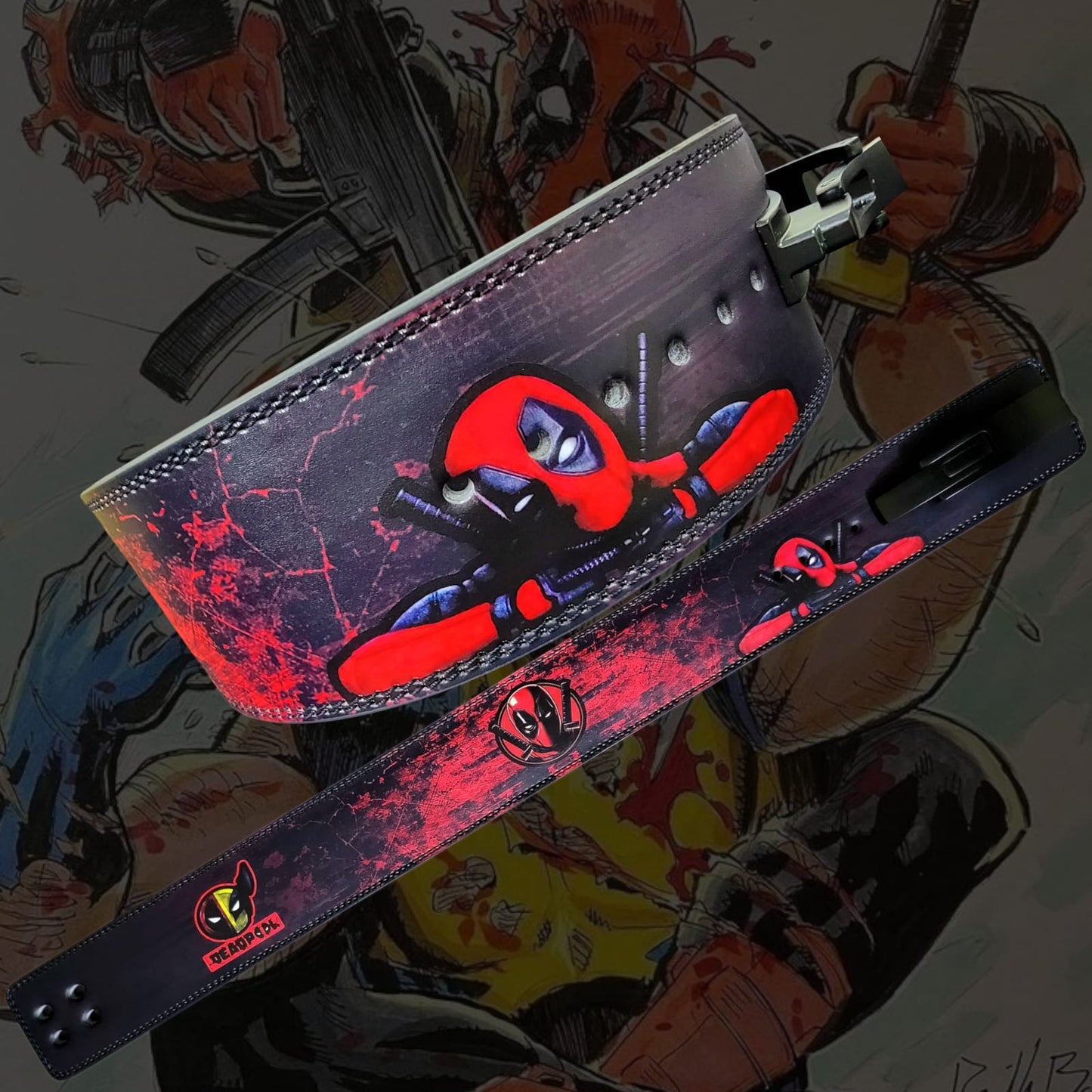 Deadpool Lifting Belt
