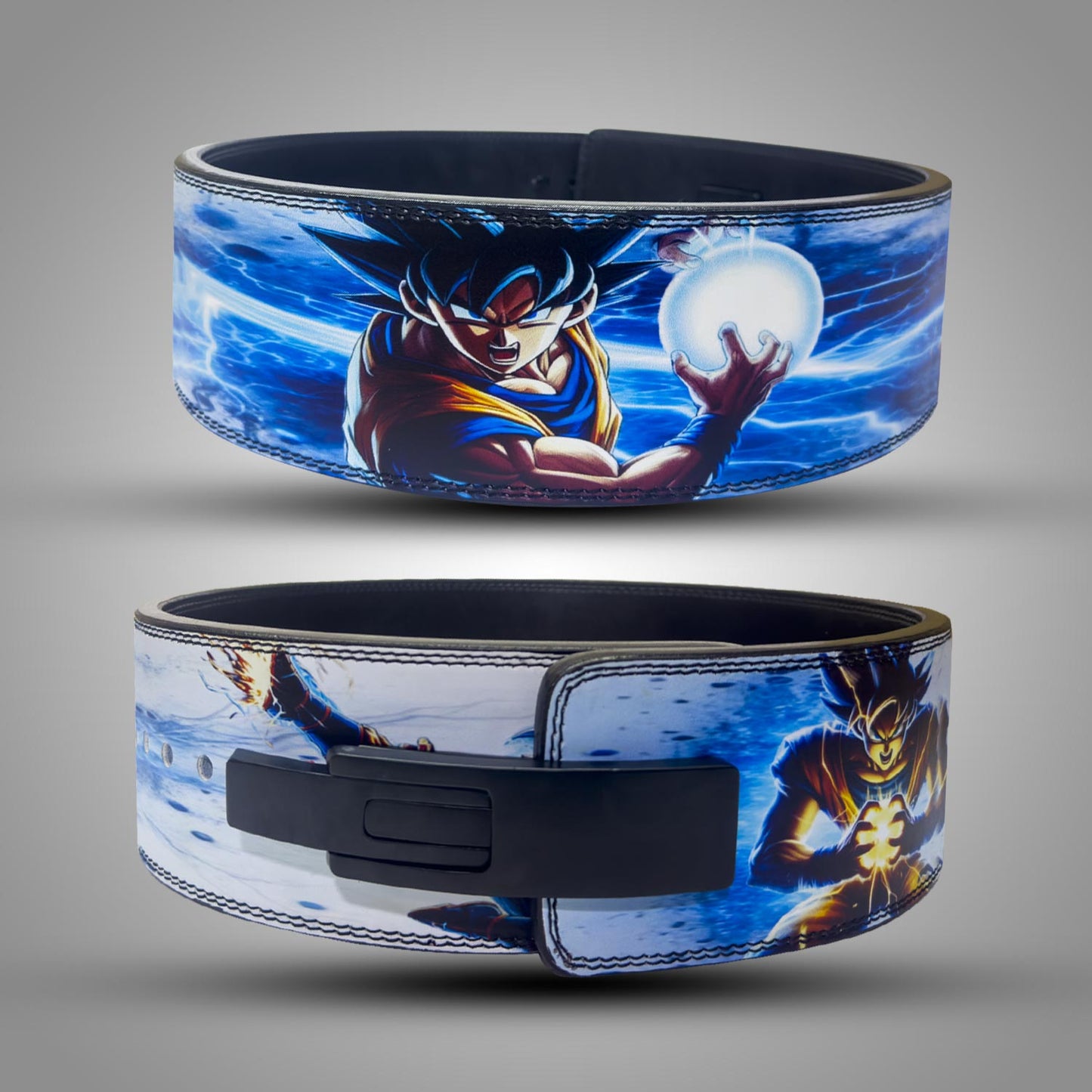 Goku Weight lifting belt With black Lever Buckle