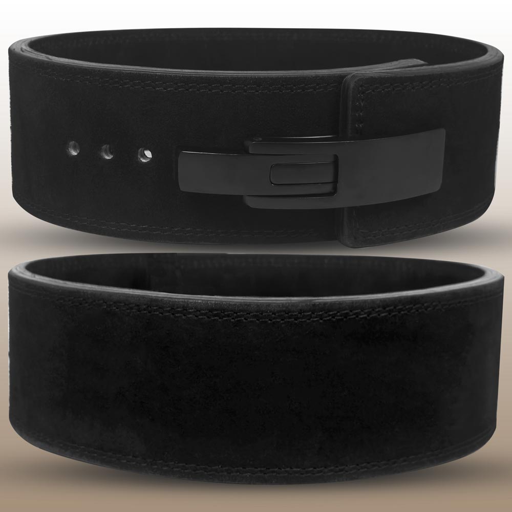 Jet Black Lever Lifting Belt