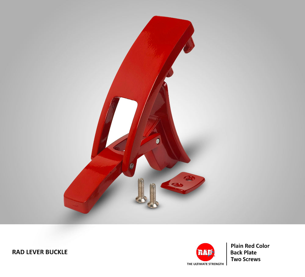 Red Lever Buckle For Lever Weight lifting belt