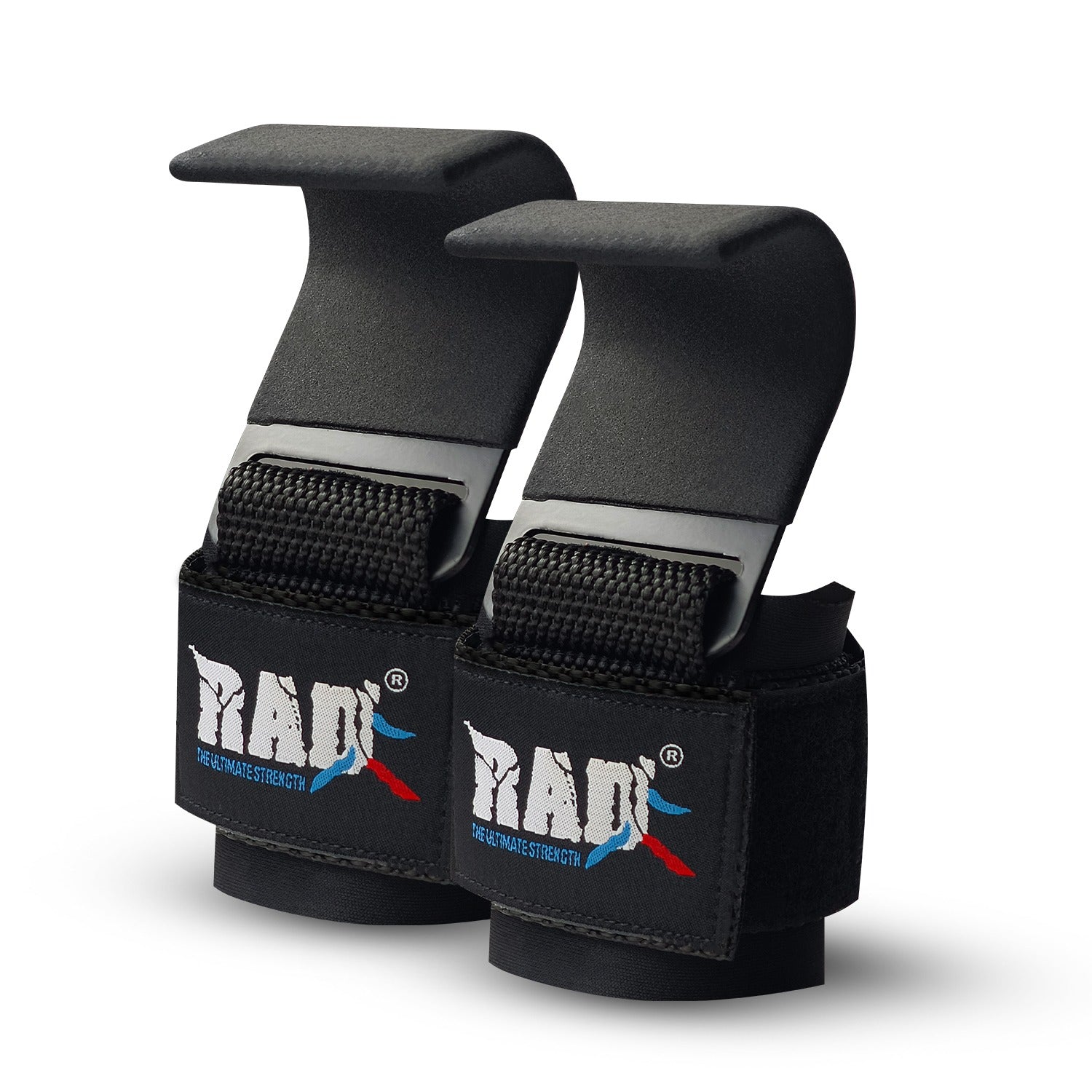 Improve your lifting power and reduce grip fatigue with durable black lifting Hooks.