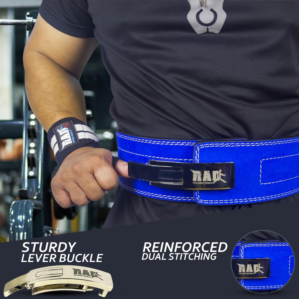 Blue Lifting Lever Belt