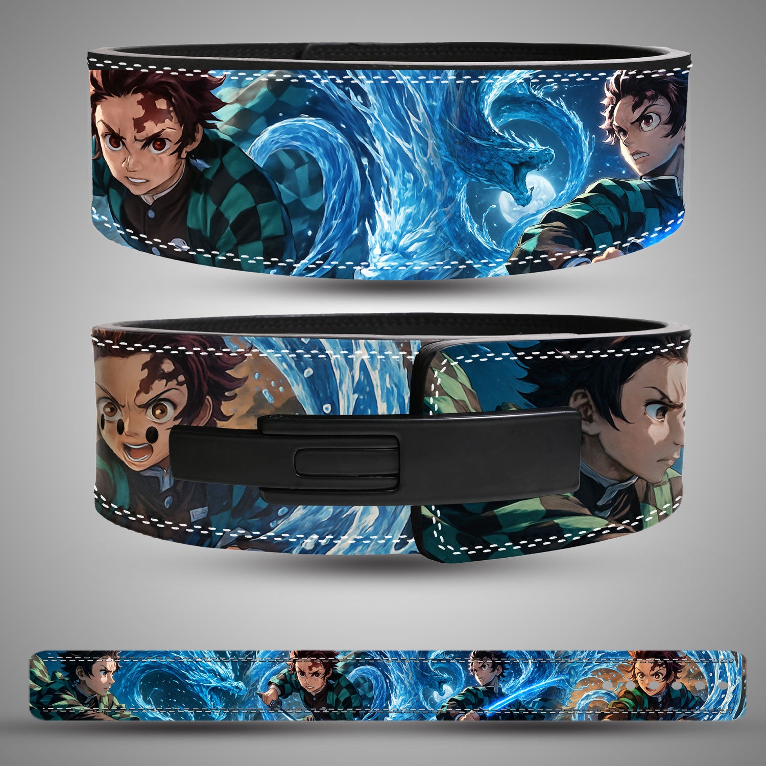 Demon Slayer Tanjiro Gym Power Belt - Leather Gym Belt – RAD Ultimate