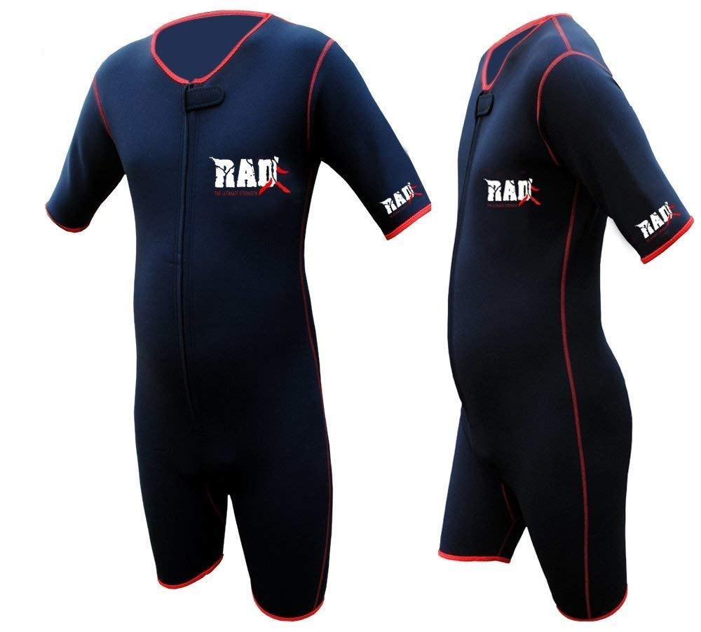 Black Neoprene Sweat Suit