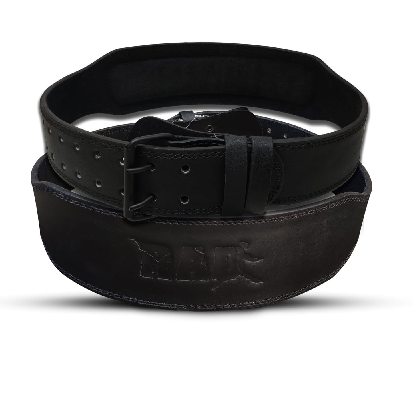 RAD Leather Belt 4inch Gym Power Heavy Duty Weight Lifting