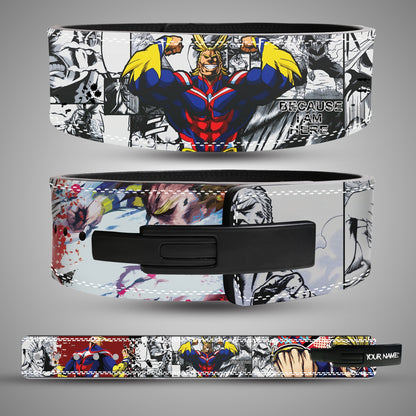 All Might Gym Belt with Anime Hero Design