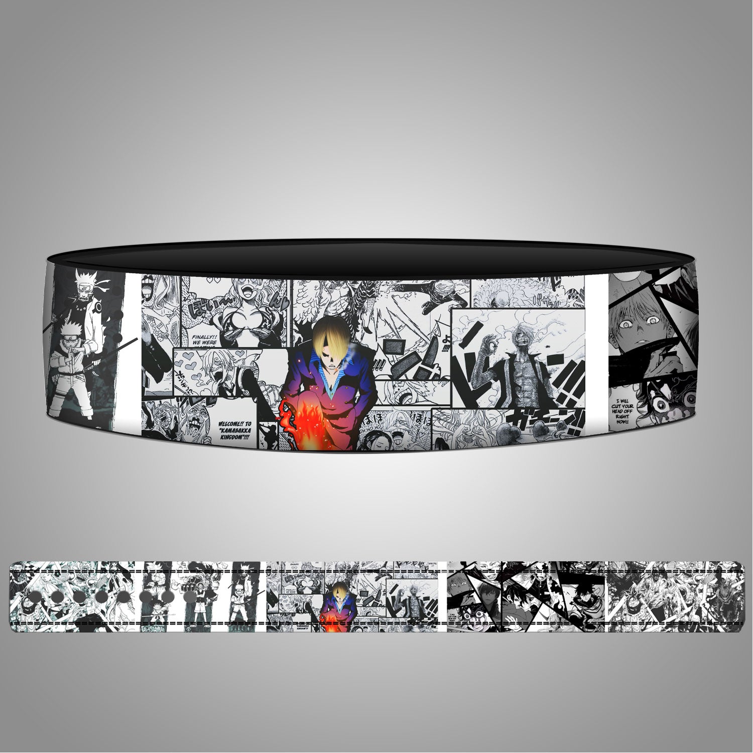 Anime Legends Weightlifting Belt– Naruto, Sanji, Goku Anime Legends Belt White / 2XL (42-46