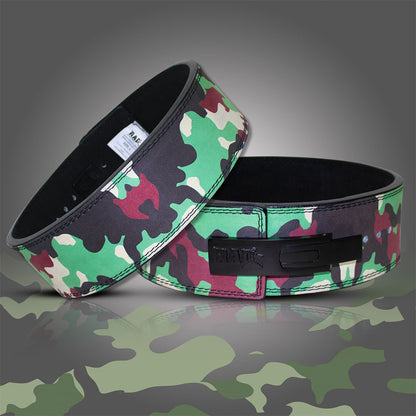 Camo weight lifting belt