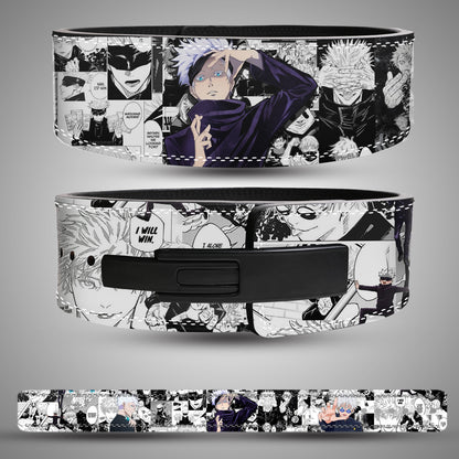 Custom Gojo Satoru weightlifting belt