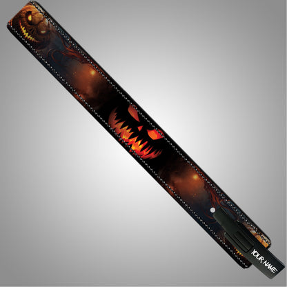 Halloween Pumpkin Weightlifting Belt