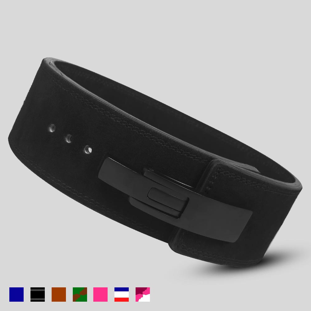 Jet Black Lever Lifting Belt