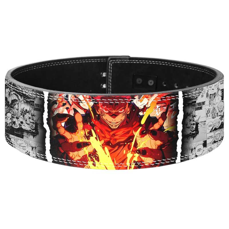 Jujutsu Kaisen Sukuna Weightlifting Belt – Anime Gym Belt