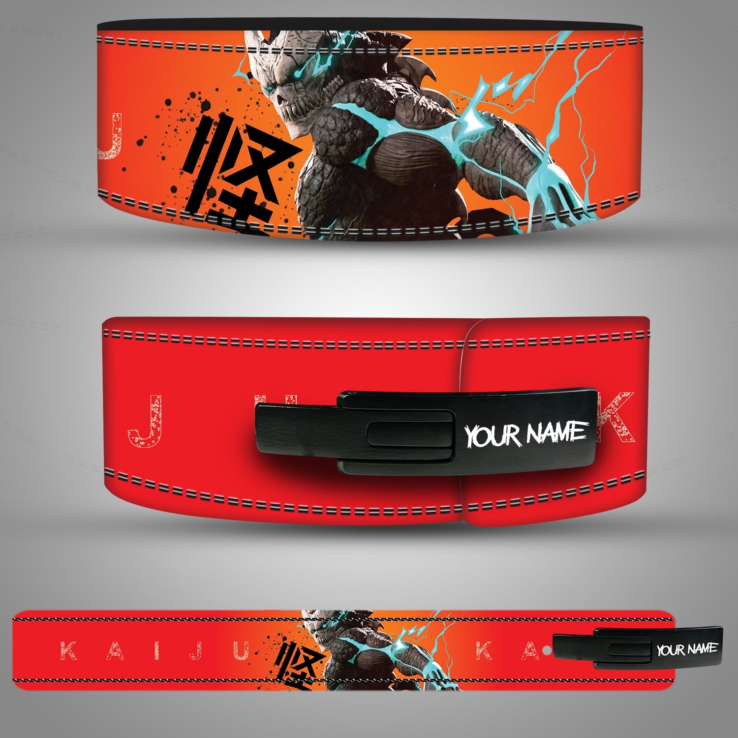Kaiju Weightlifting Belt | Leather Lever Powerlifting Belt – RAD