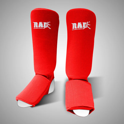 RAD MMA Shin Instep Foam Pad Support Boxing Leg Guards Foot Protective Gear Kickboxing