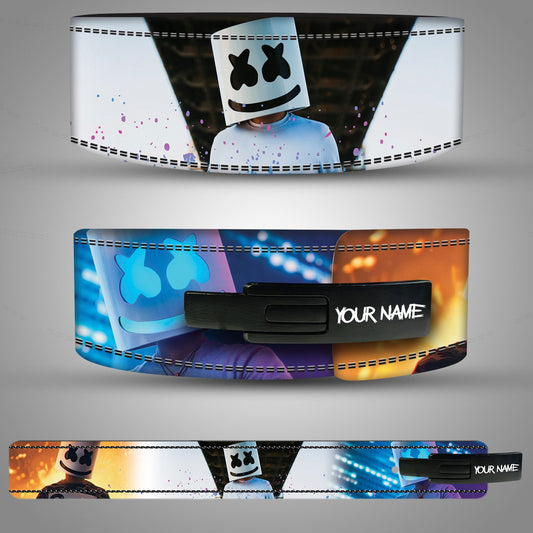 Marshmello Inspired Custom Weightlifting Belt