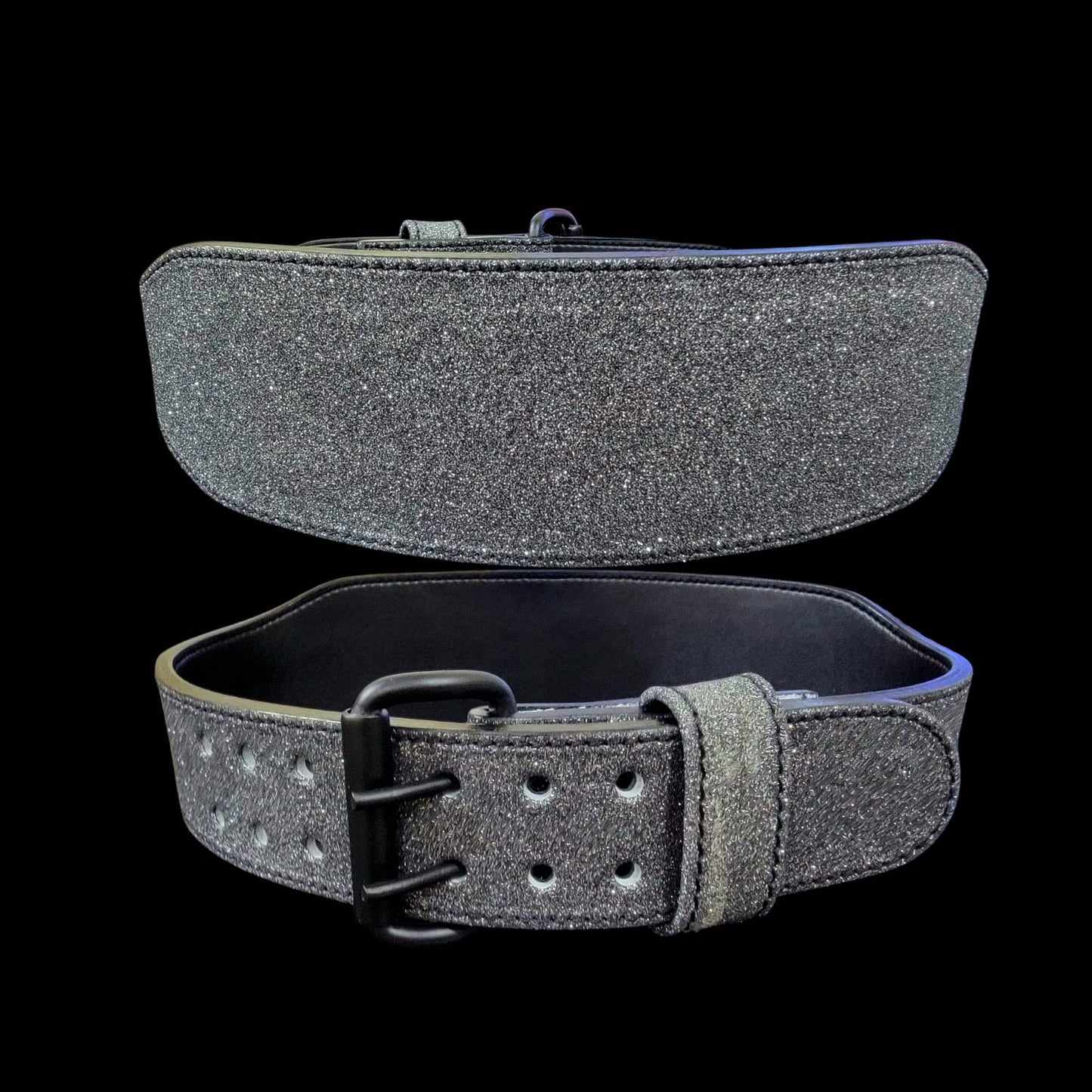 Metallic Gray Weightlifting belt