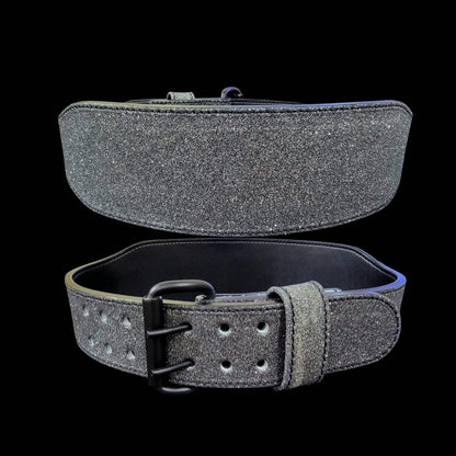 Metallic Gray Weightlifting belt