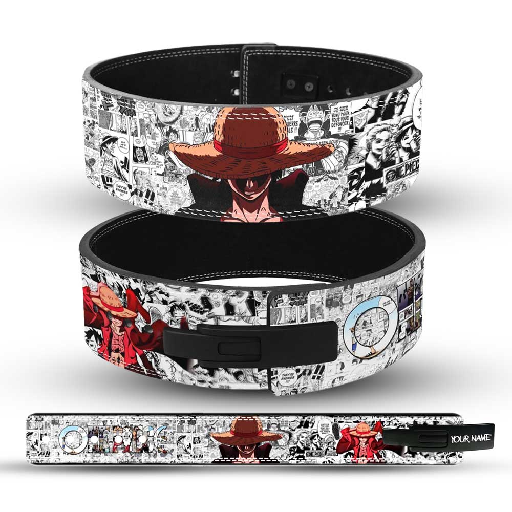One Piece Luffy Manga Weightlifting Belt