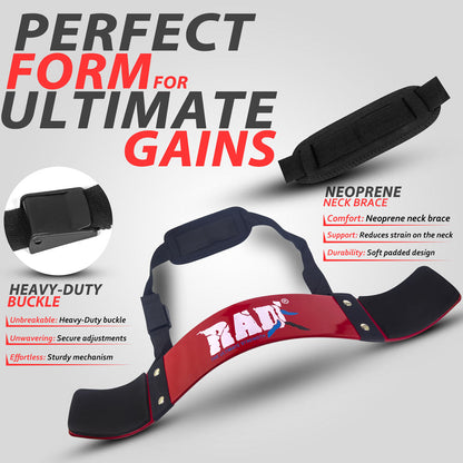 RAD Bicep Bomber Arm blaster for Biceps & Triceps RED