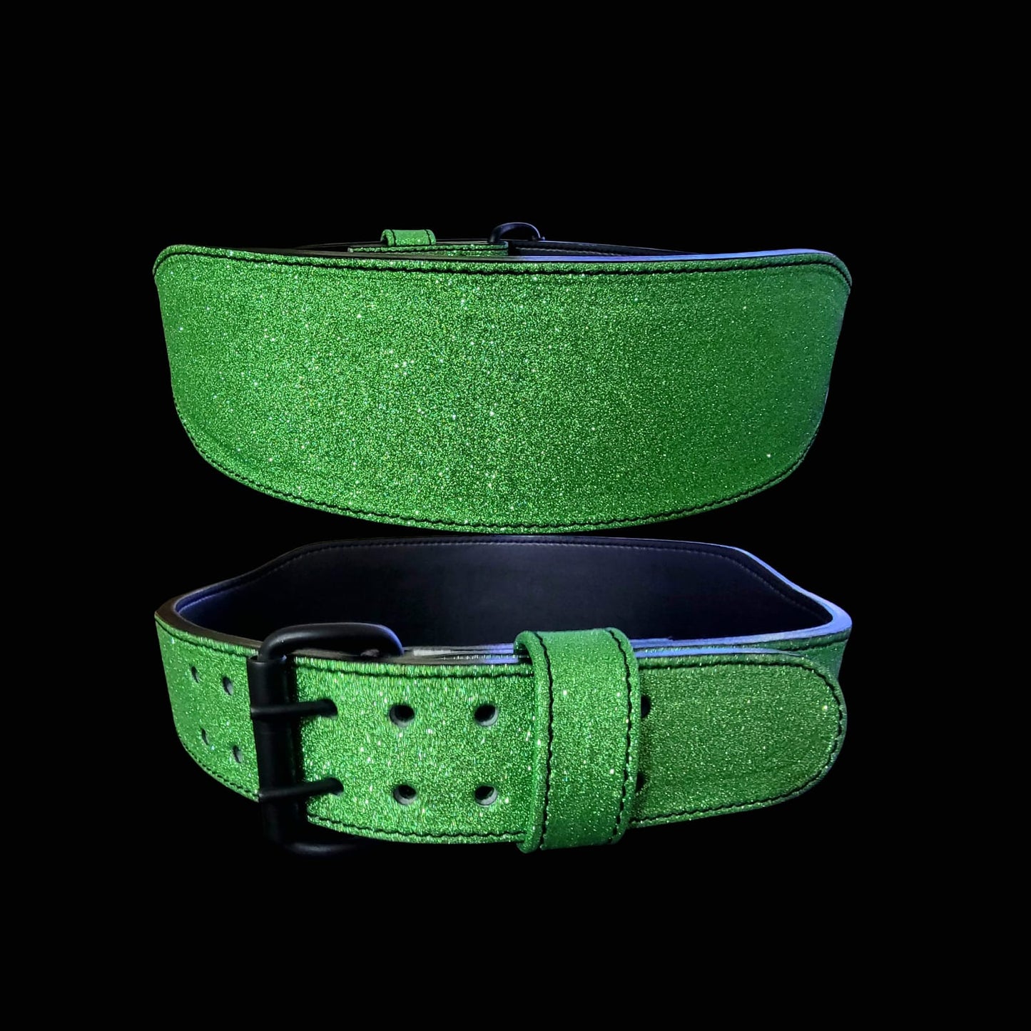 Shiny Green Weightlifting belt