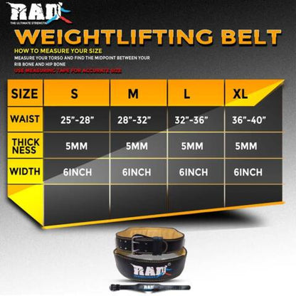 WeightLiftingBeltSizeChart