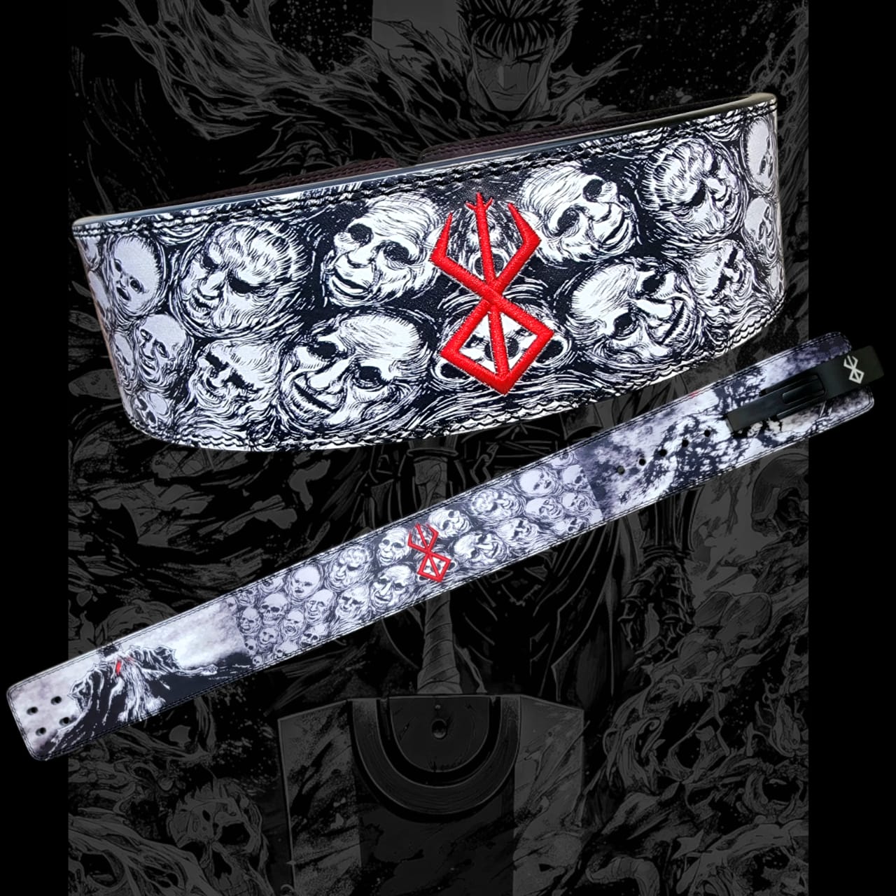 Skull Weight lifting belt