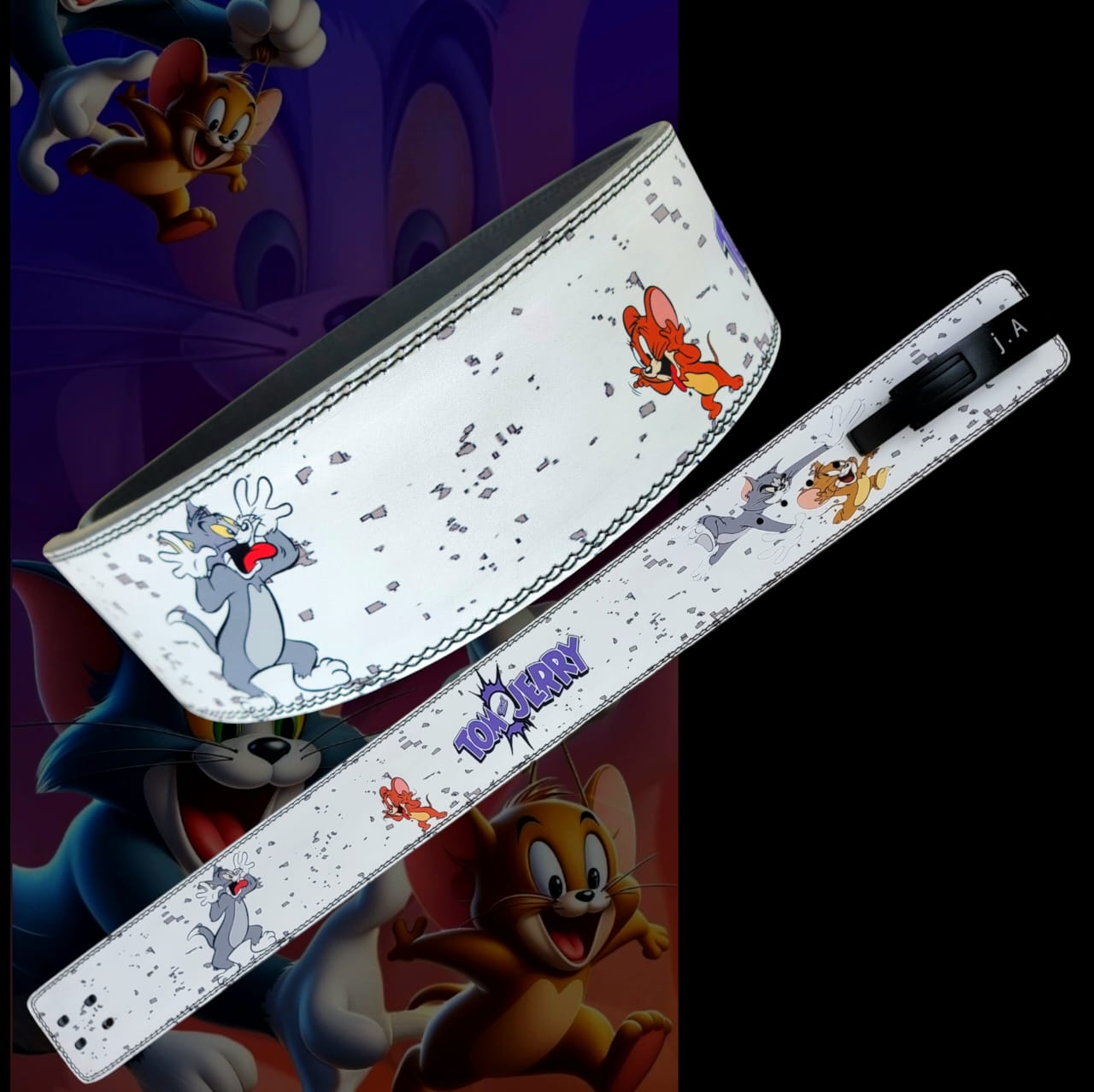 Tom & Jerry Weight lifting belt