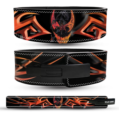 Venom Inspired Leather Weightlifting Belt