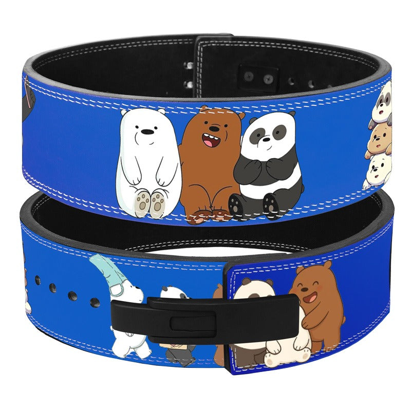 We Bare Bears Weightlifting Belt