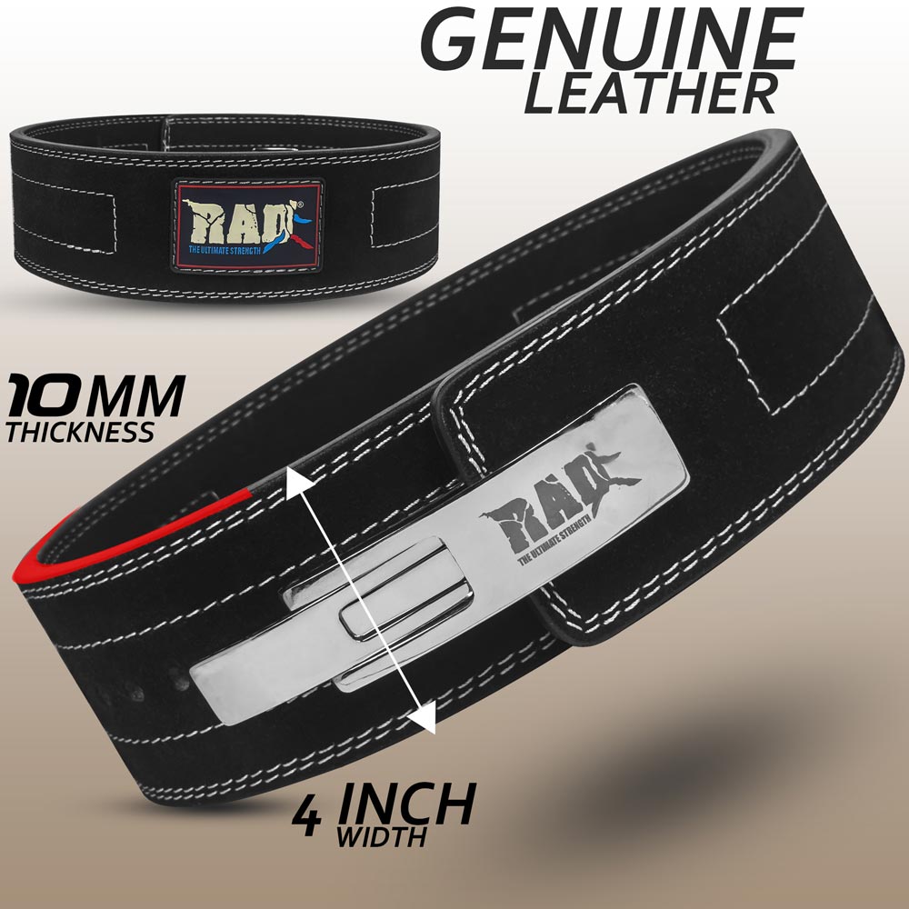 Black Lever Lifting Belt