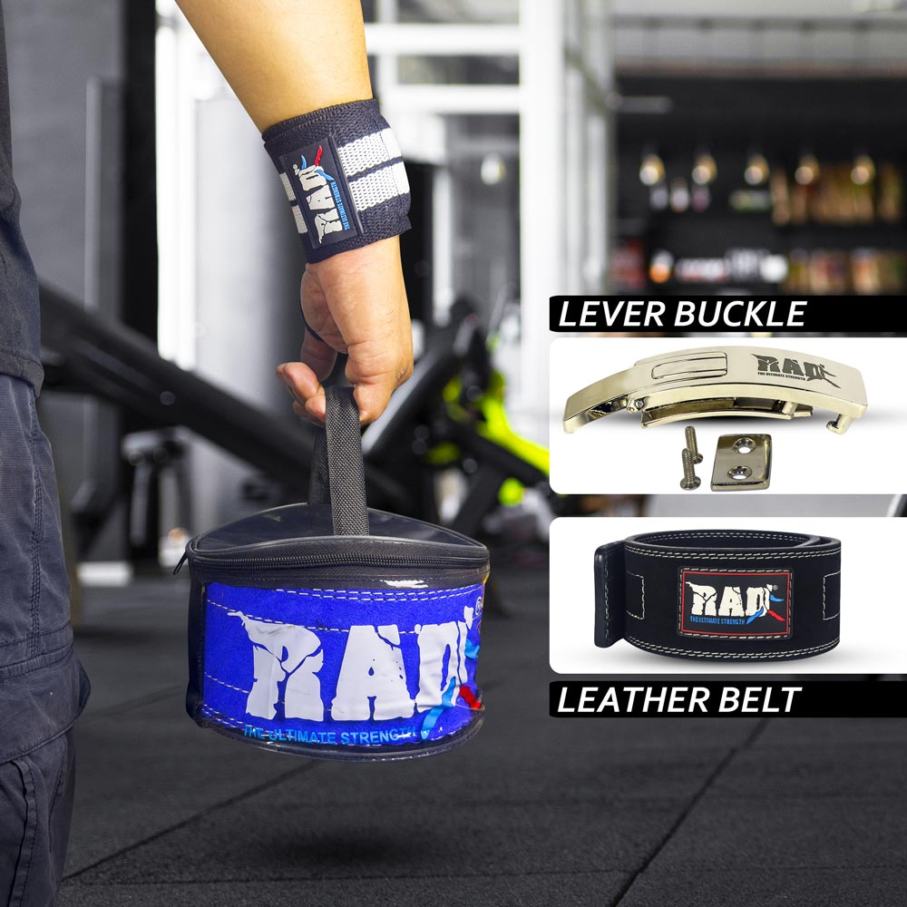 Black Lever Lifting Belt