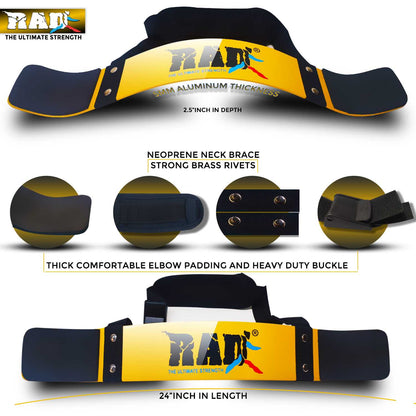 RAD ArmBlaster For Triceps & Biceps - Yellow