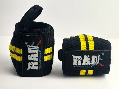 Yellow Wrist Wraps