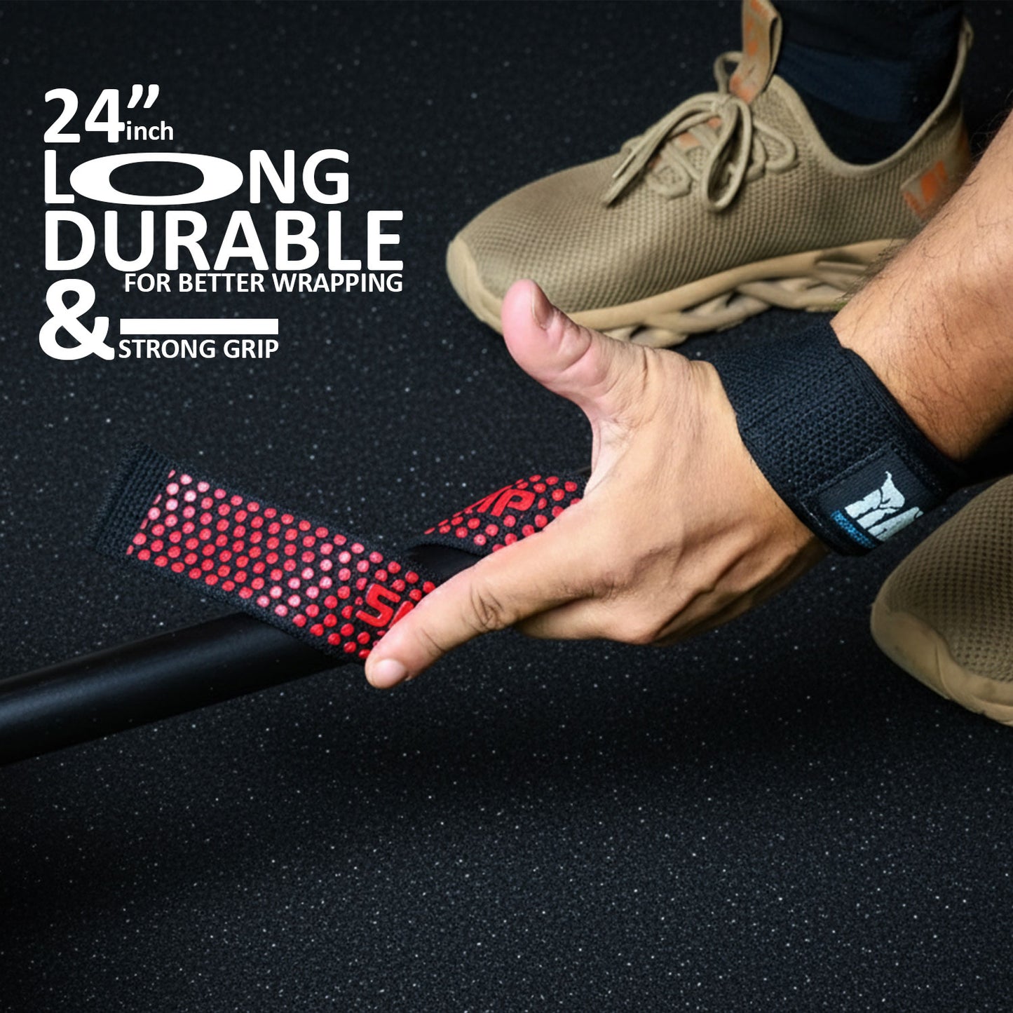 RAD Super Grip Lifting Straps – Maximum Hold, Maximum Strength