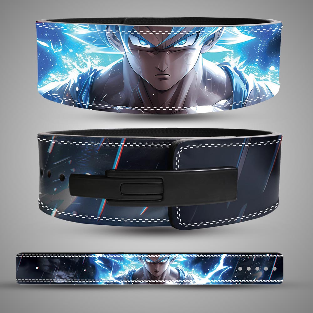 Goku Lifting Belt – Blue Flash