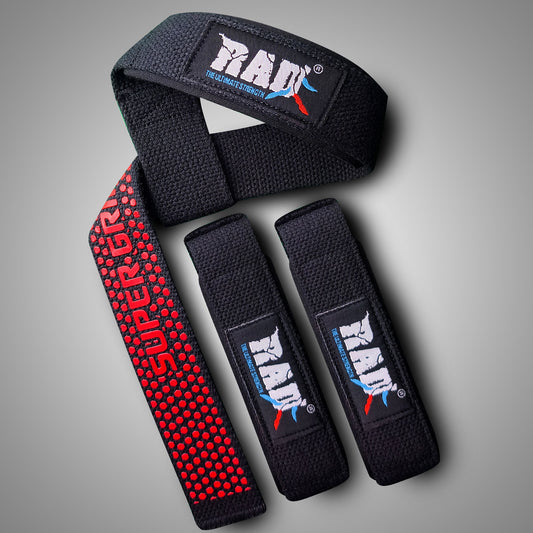 RAD Super Grip Lifting Straps – Maximum Hold, Maximum Strength