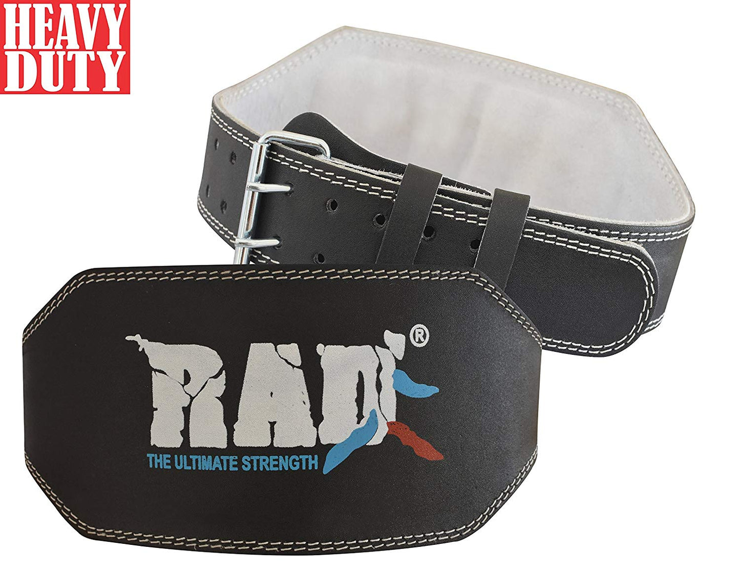 RAD Leather Belt 6 Inch Power Heavy Duty Belt