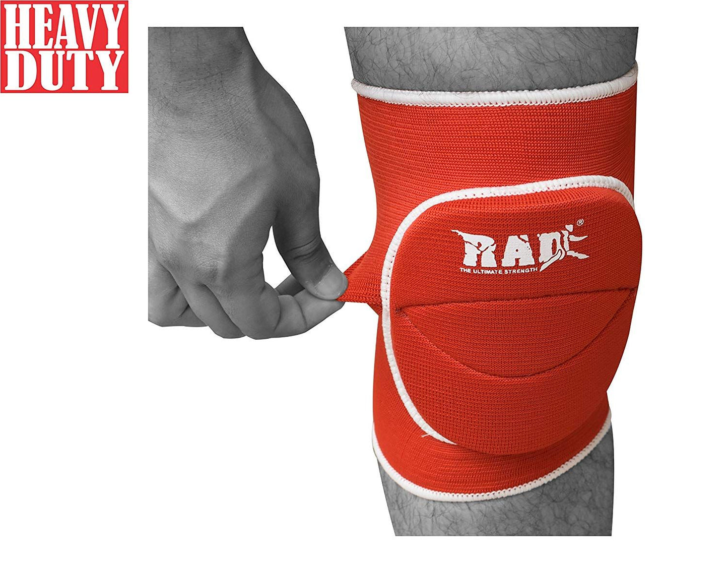 RAD Ultimate Strength RAD One Pair Polycotton Nonslip Elastic Fiber Knee Pads Protector Sports Volleyball Football Gym