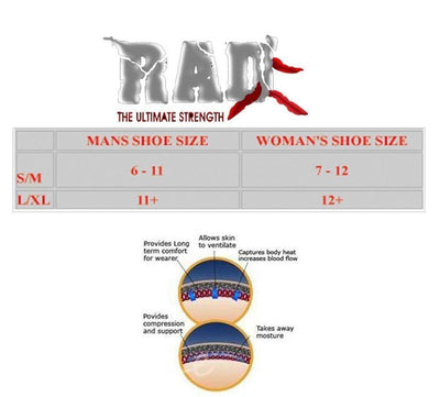 ankle brace Size chart