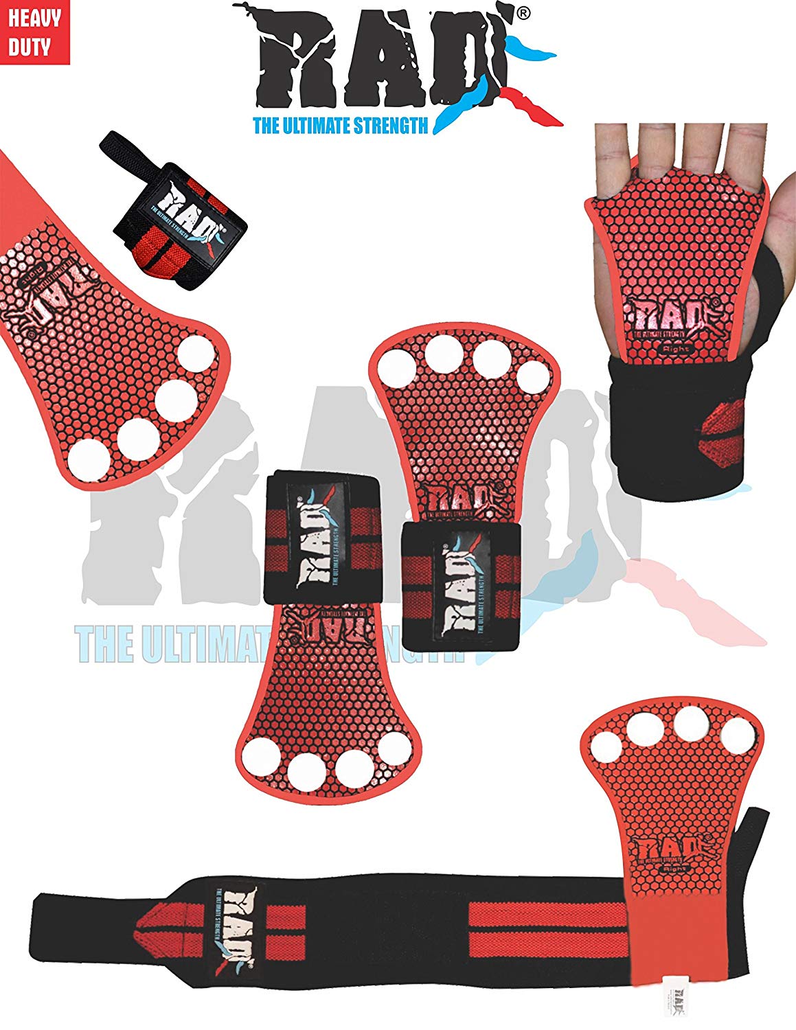 TRAINLIKEFIGHT LOUD 0H - Hand Grips/Palm Protectors for Cross